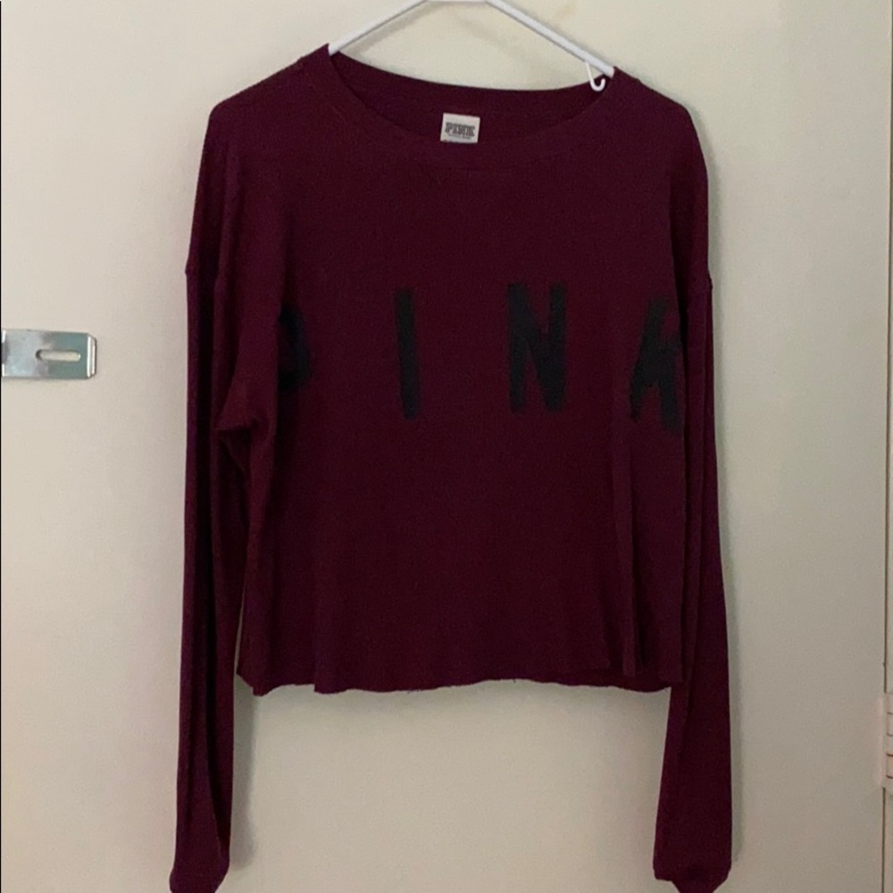 pink maroon long sleeve